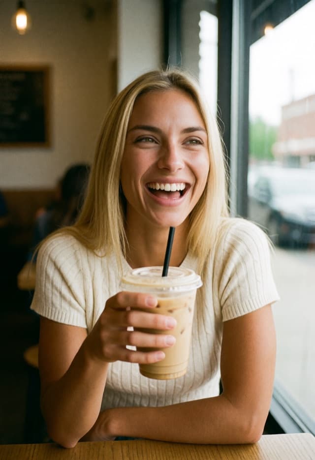 Ella, the same character — café